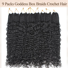 Vustbeauty boho box braids curly ends close-up shows versatile bohemian style
