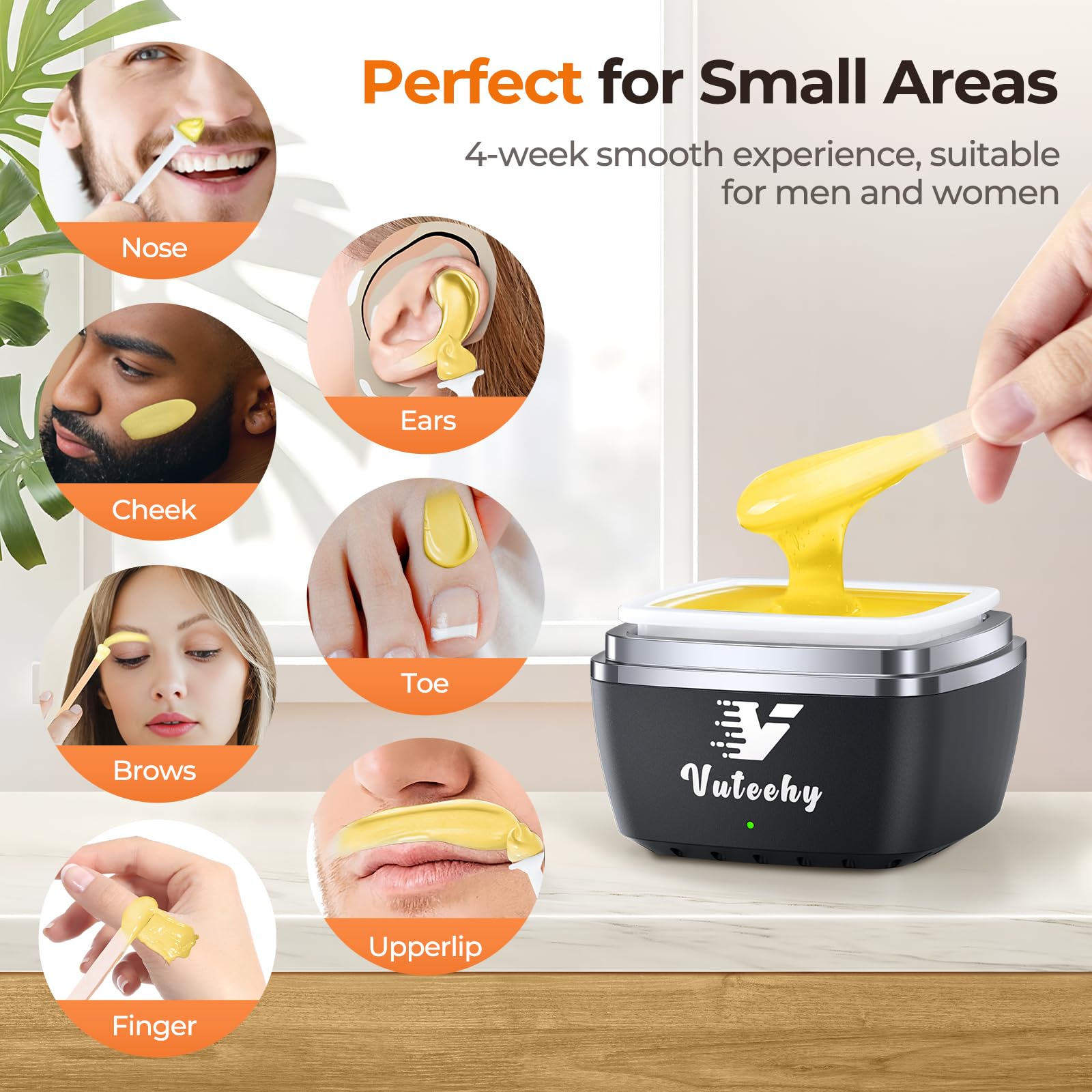 Vuteehy Portable Hair Removal Kit ready for travel and on-the-go grooming.