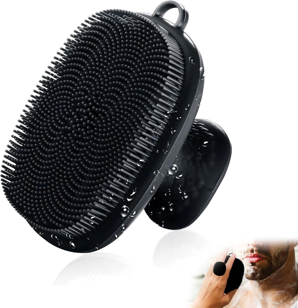 VWMYQ Face Scrubber with square soft silicone bristles for gentle daily cleansing