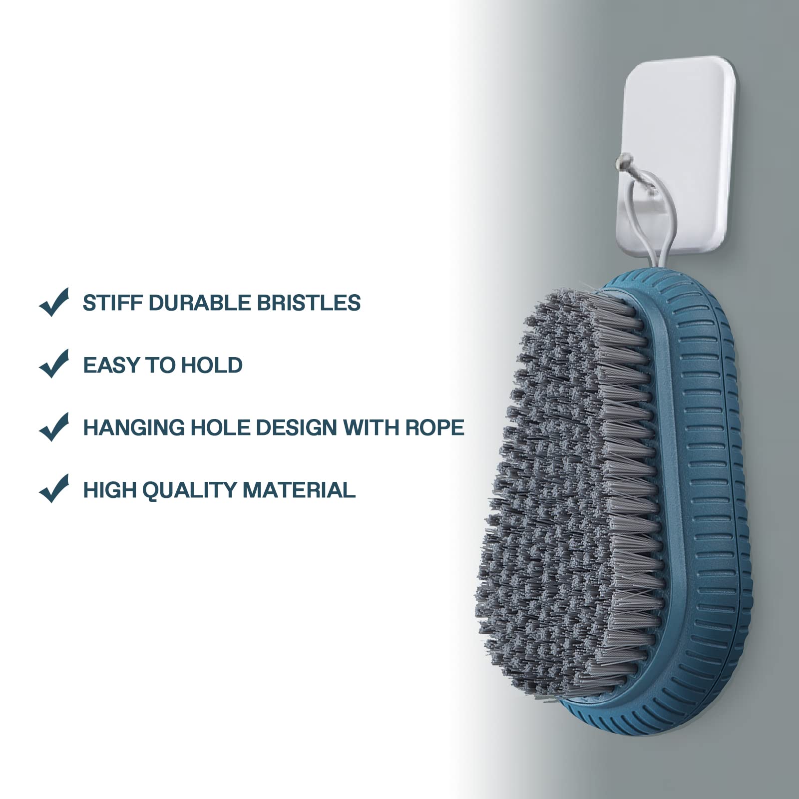 VWMYQ blue hand cleaning brush designed for portable use