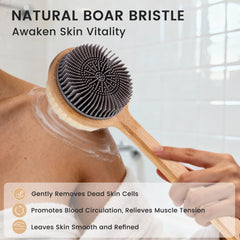 VWMYQ cabezal silicona suave exfolia delicadamente cuello y pecho