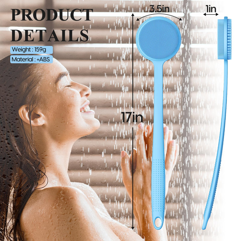 Diseño de dos lados ofrece masaje suave y exfoliación