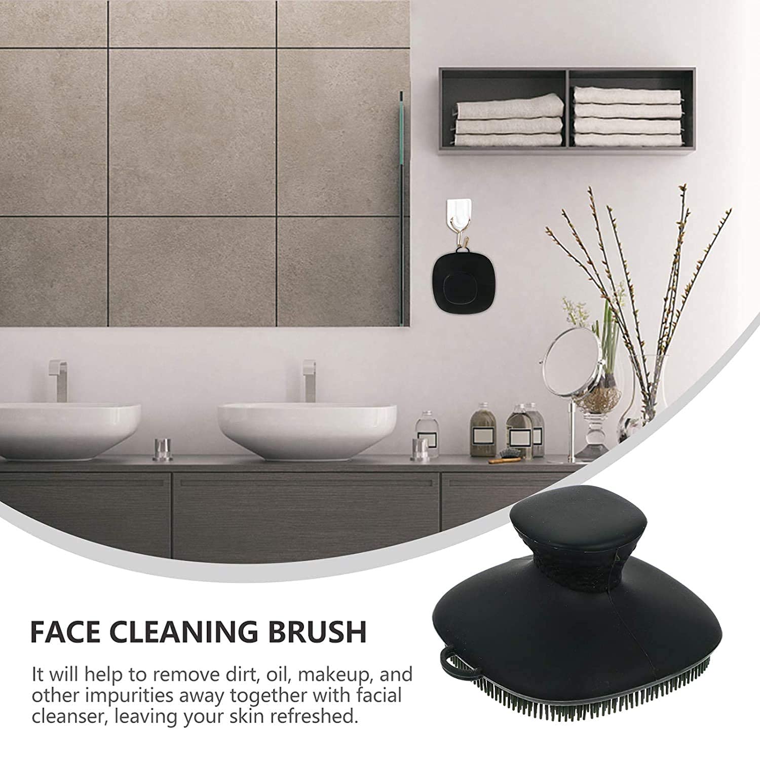 VWMYQ durable food-grade silicone bristles resist wear