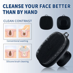 VWMYQ waterproof facial brush ideal for shower use.