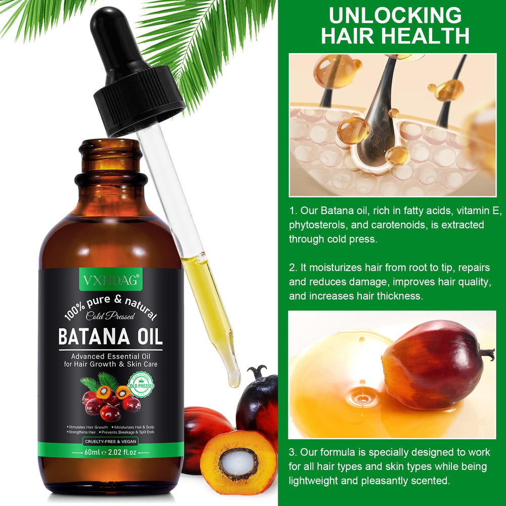 VXHDAG Batana Oil aporta brillo y textura suave al cabello
