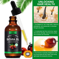 VXHDAG Batana Oil aporta brillo y textura suave al cabello
