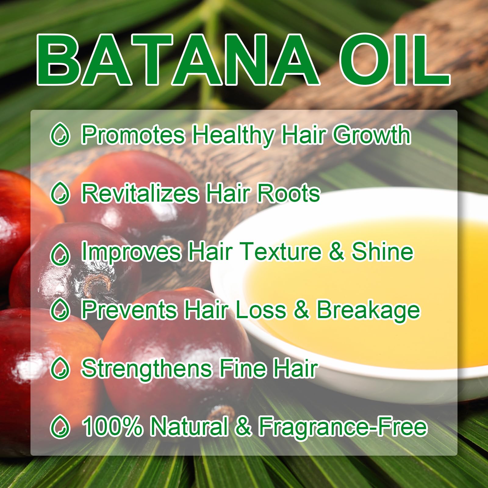 VXHDAG Batana Oil para cabello: puntas secas suavizadas