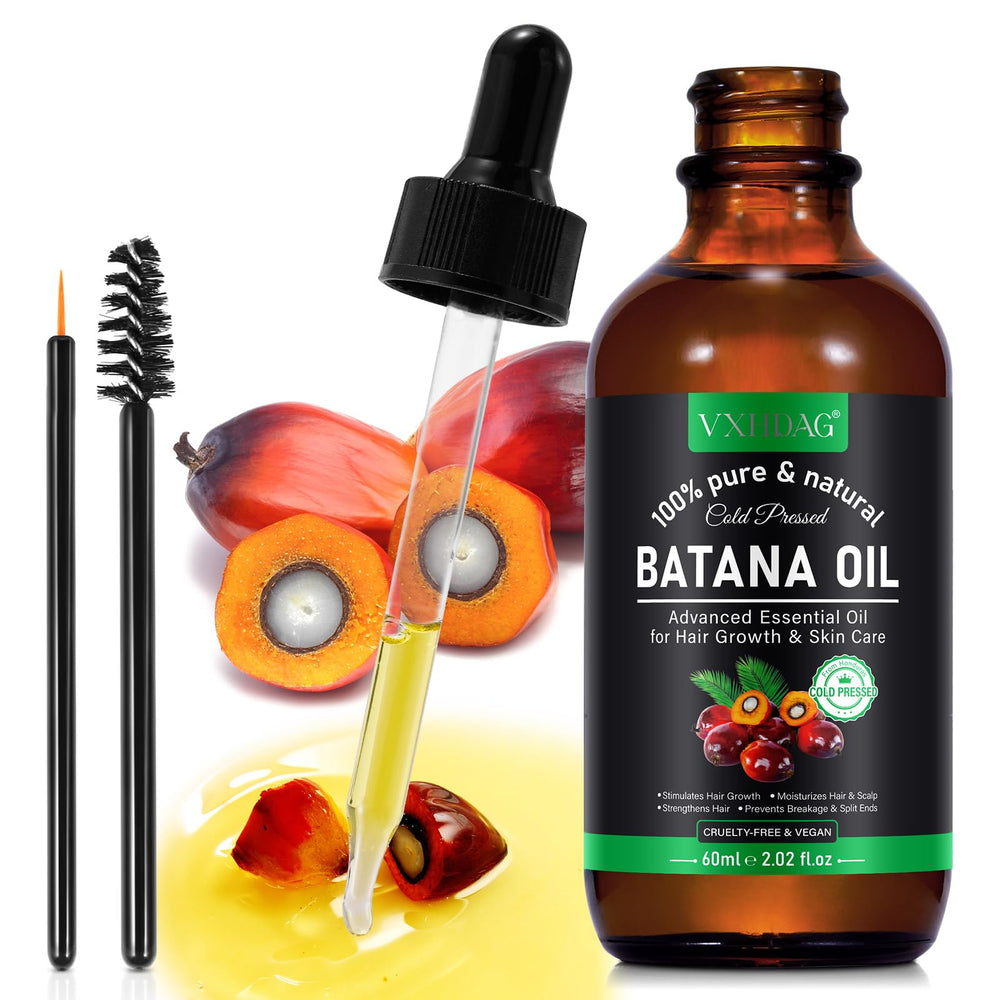 Aplicación en cuero cabelludo con Batana Oil para nutrición suave