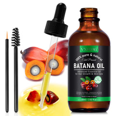 Aplicación en cuero cabelludo con Batana Oil para nutrición suave