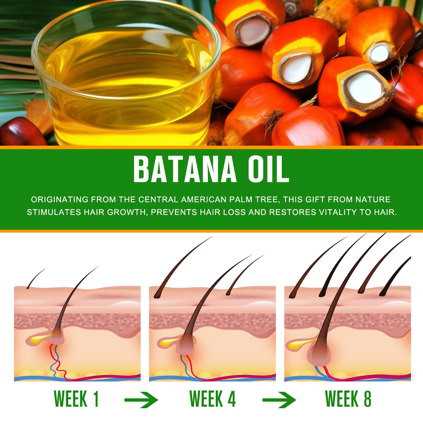 Batana Oil para cejas y pestañas, uso diario
