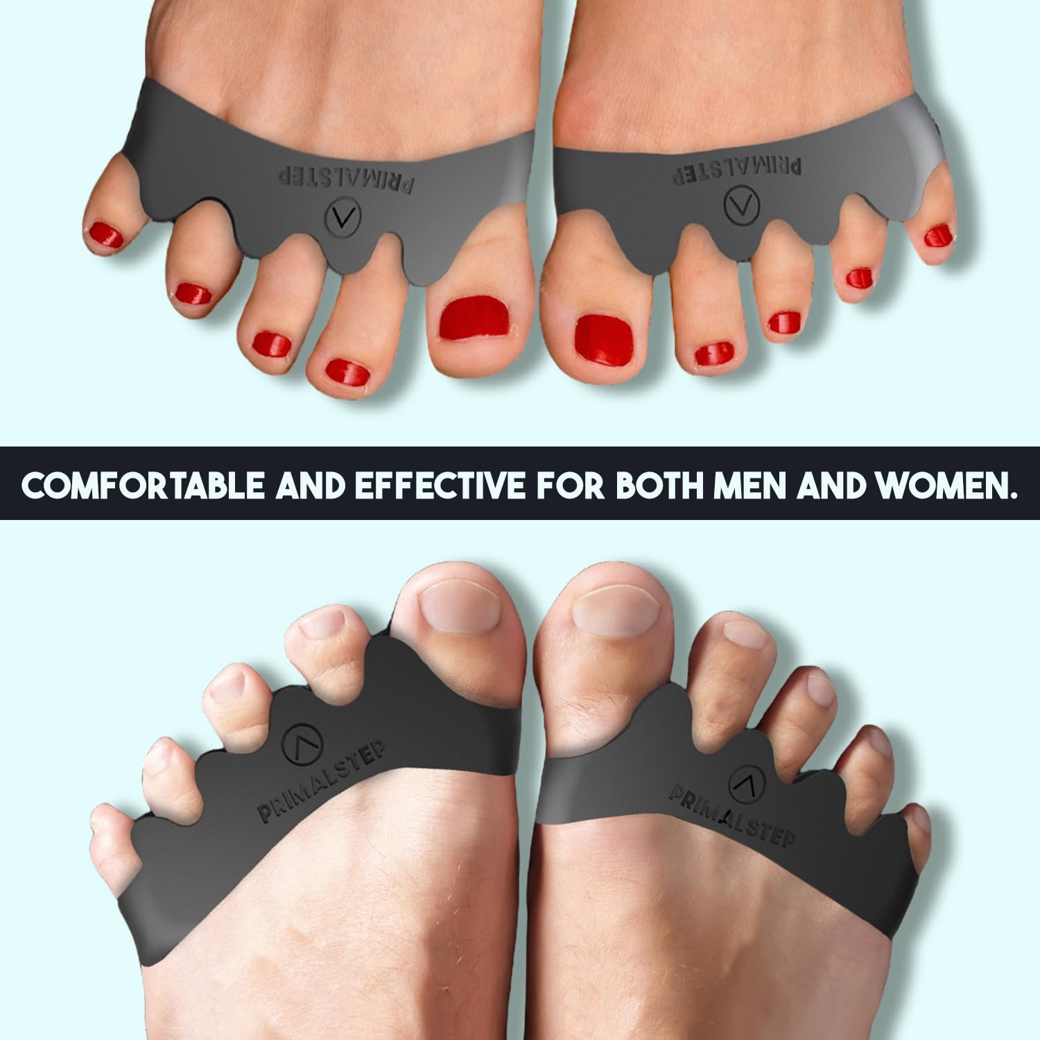 VYCE PrimalStep wear with socks for comfortable toe separation