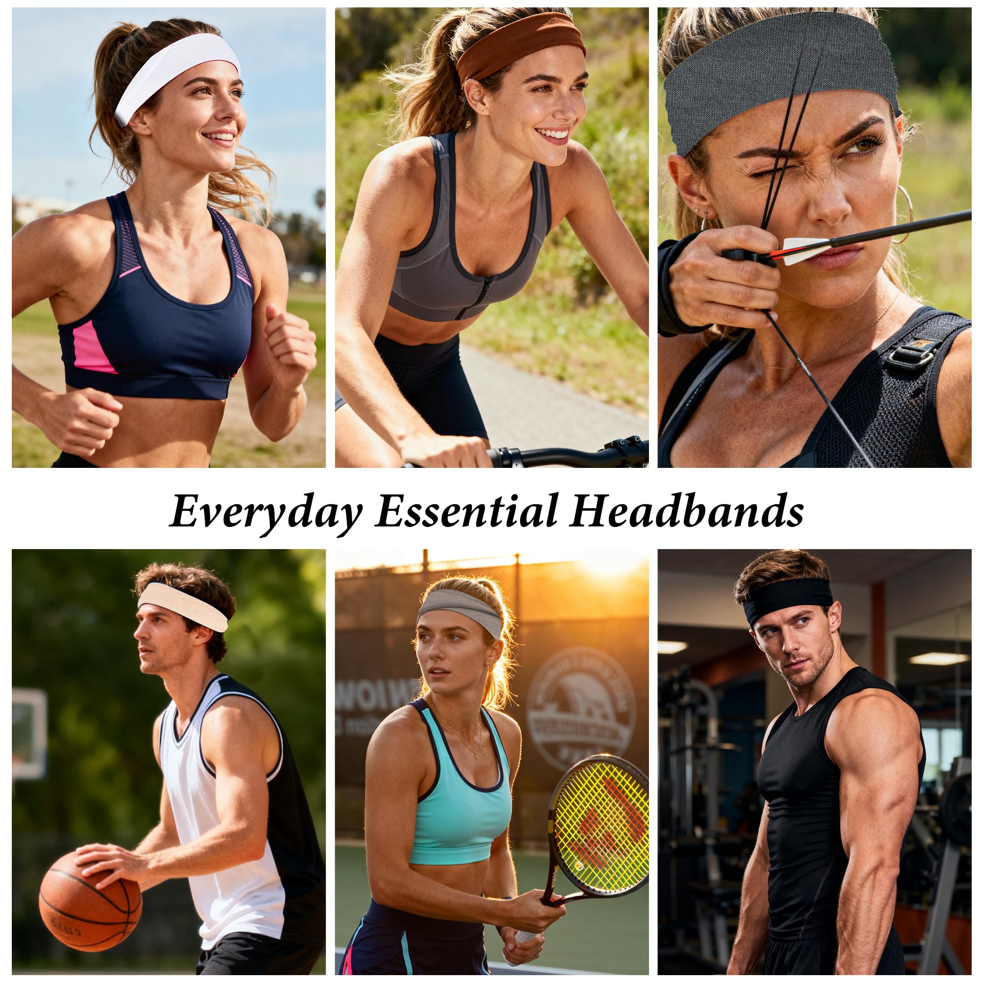 Vylxuxa headbands as a fashion accessory for workouts