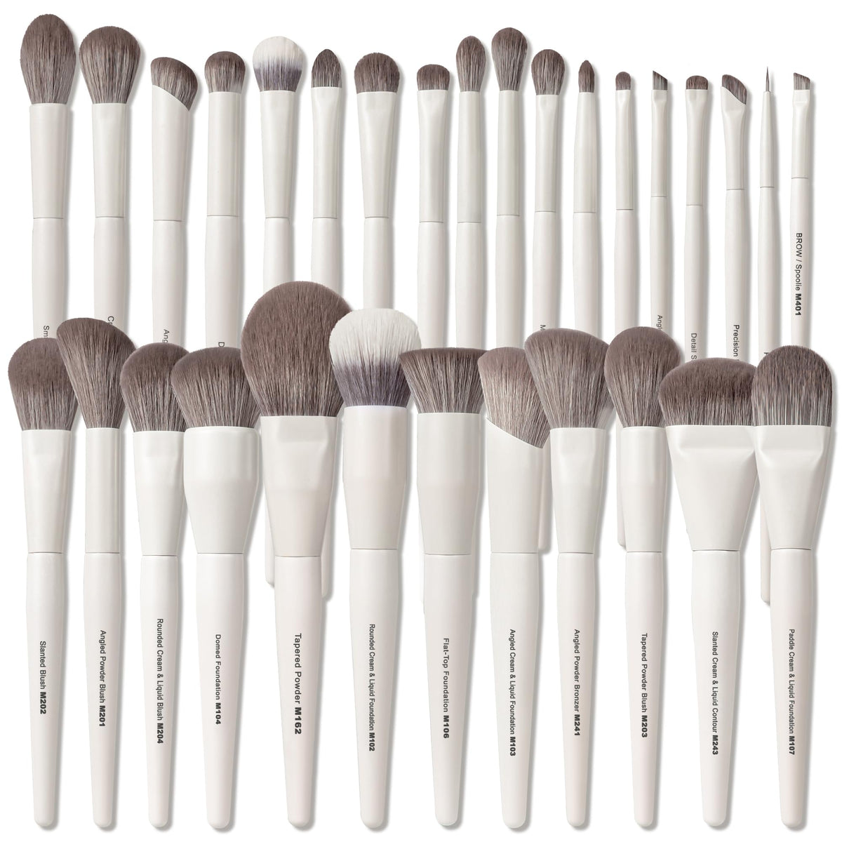 VYNESTRA 30 Pcs Pro Grade Makeup Brushes Set packaging presents a gift-ready kit