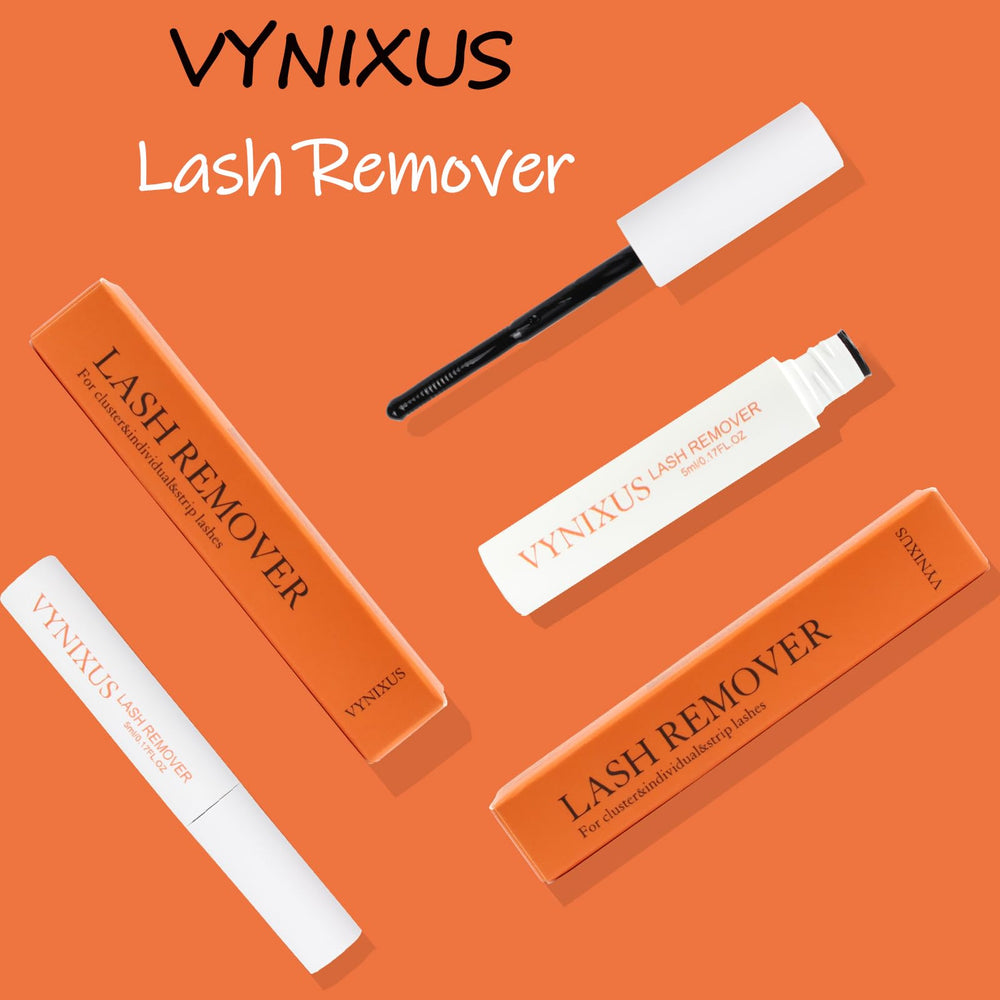 VYNIXUS lash remover preserves natural lash health while removing cluster lashes