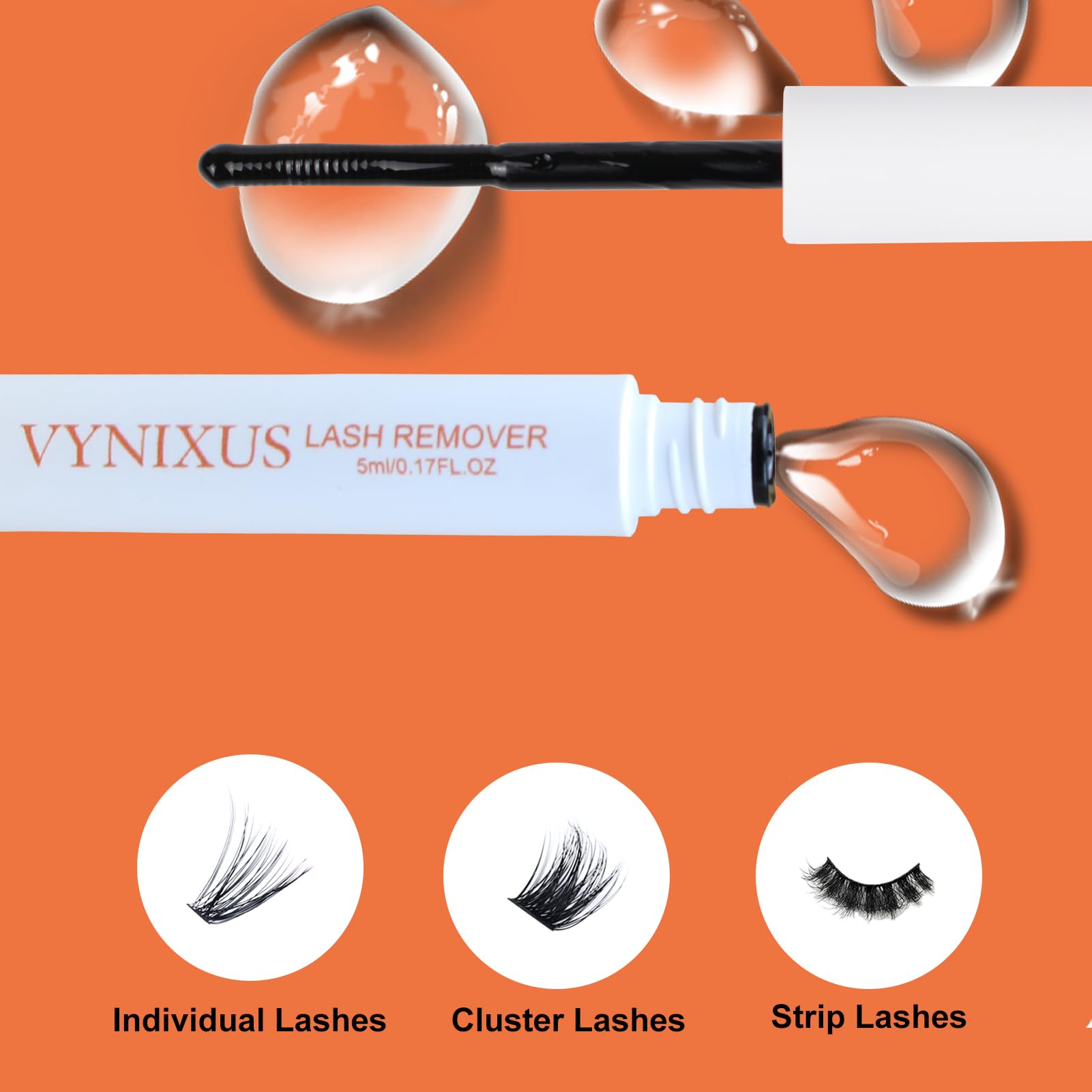VYNIXUS lash remover provides a mess-free application experience