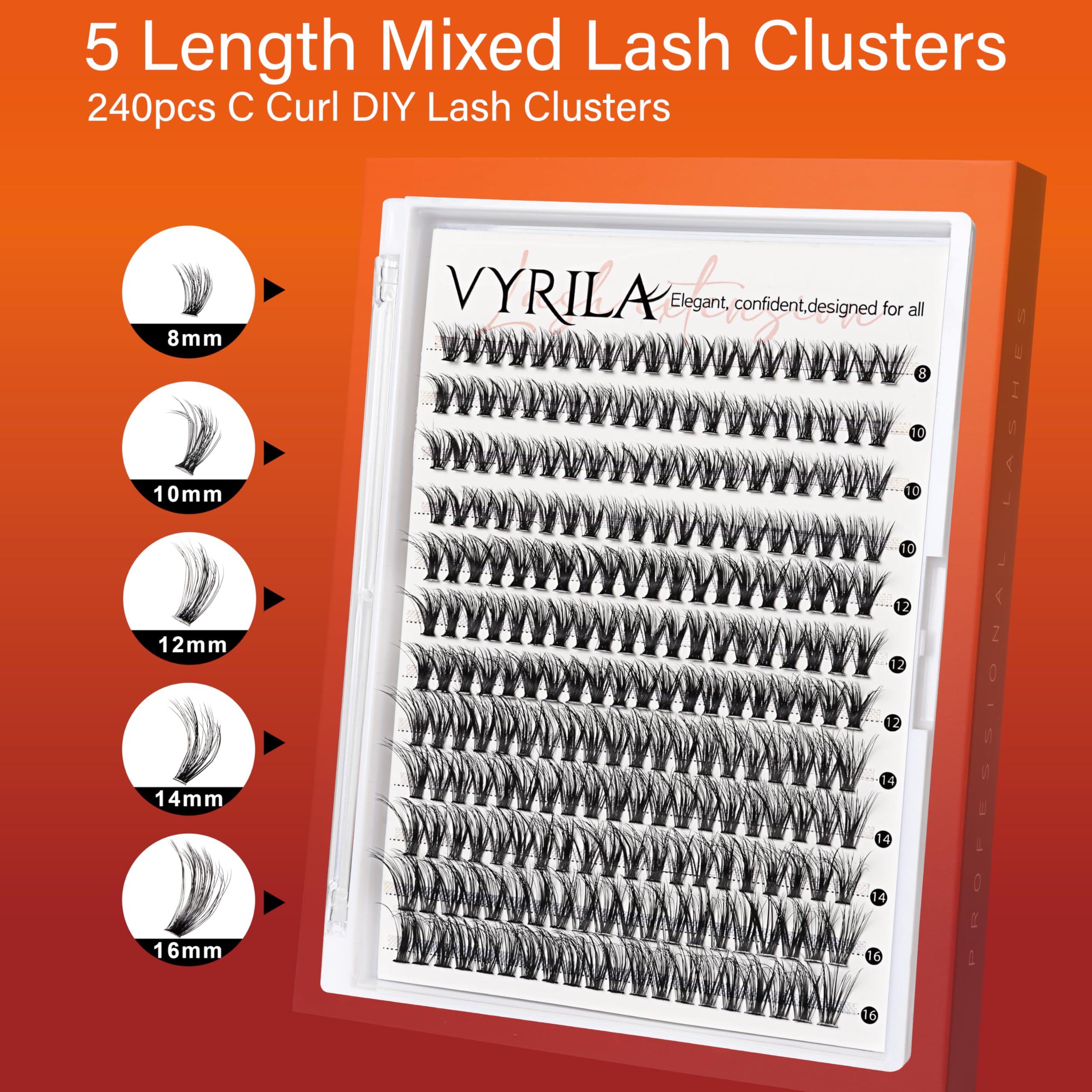 VYRILA handmade clusters ensure consistent shape and durable wear.