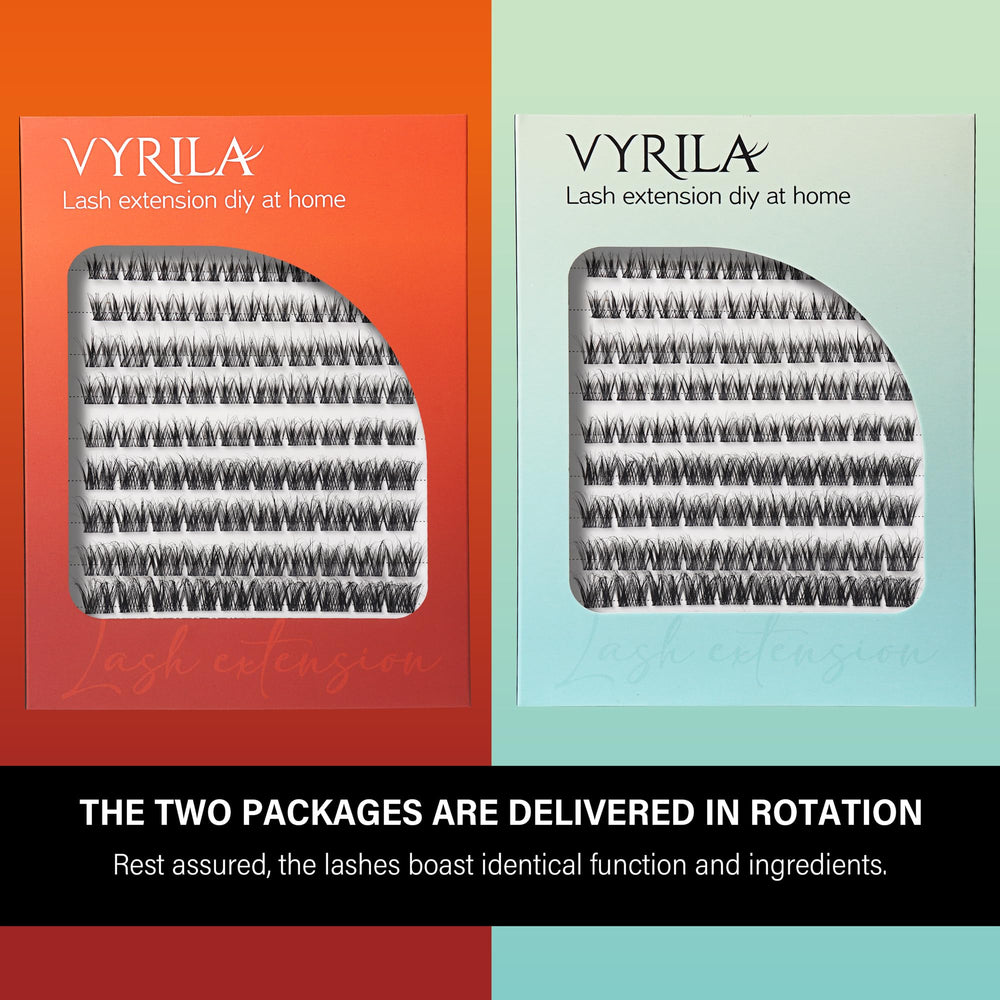 VYRILA Lash Clusters flexible band enables gentle removal and handling.