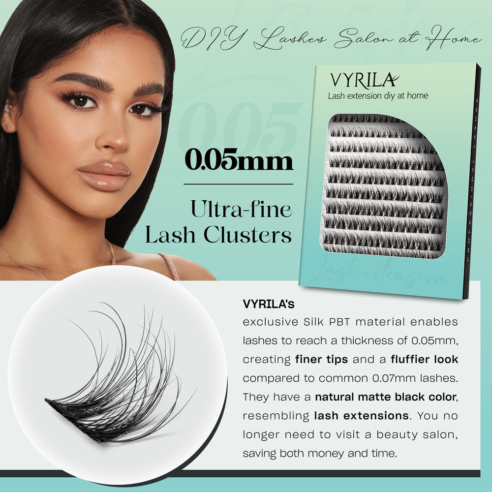 VYRILA Matte black finish blends naturally with lashes for a seamless look.