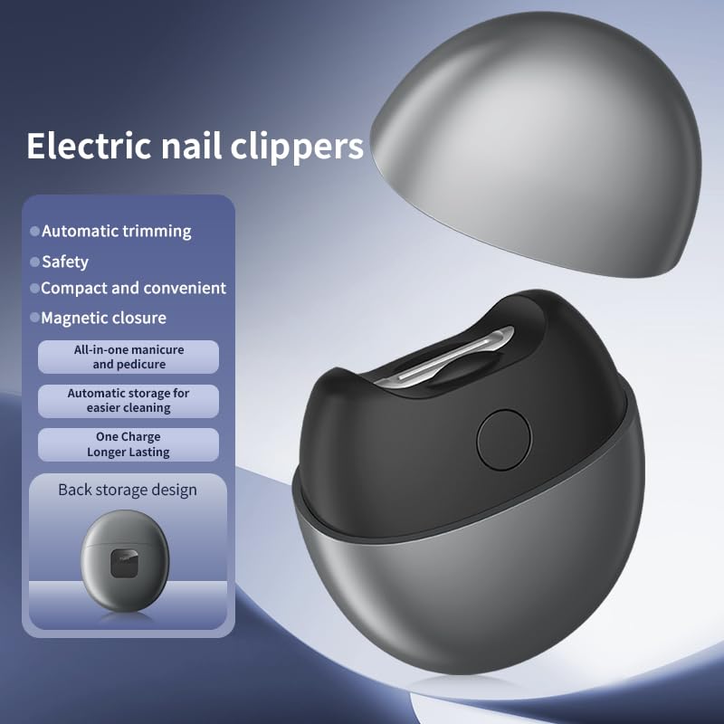 Three-in-one design of VYWmna electric nail clipper in gray
