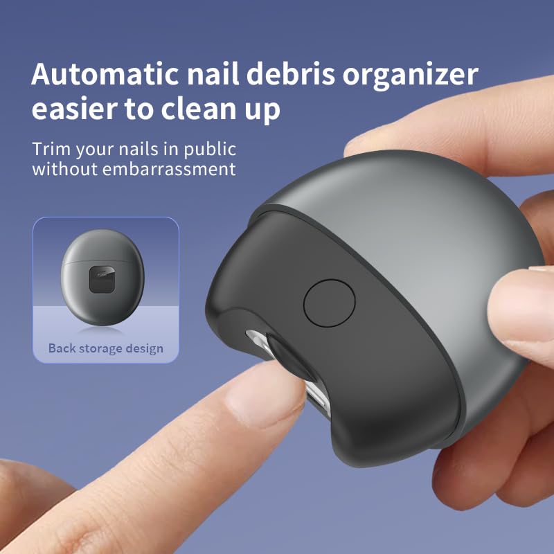 Recessed blade safety feature on VYWmna nail clipper