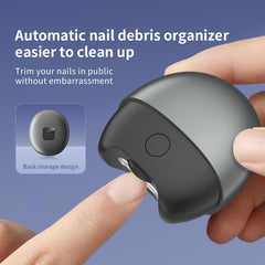 Recessed blade safety feature on VYWmna nail clipper