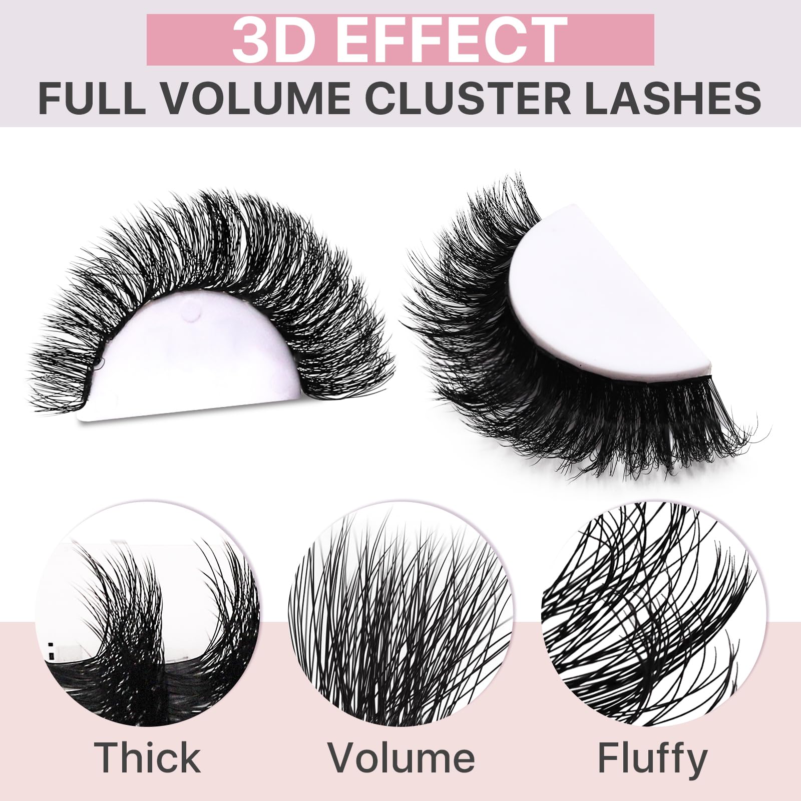 Deep cleansing lash remover keeps lashes clean before and after wearing.