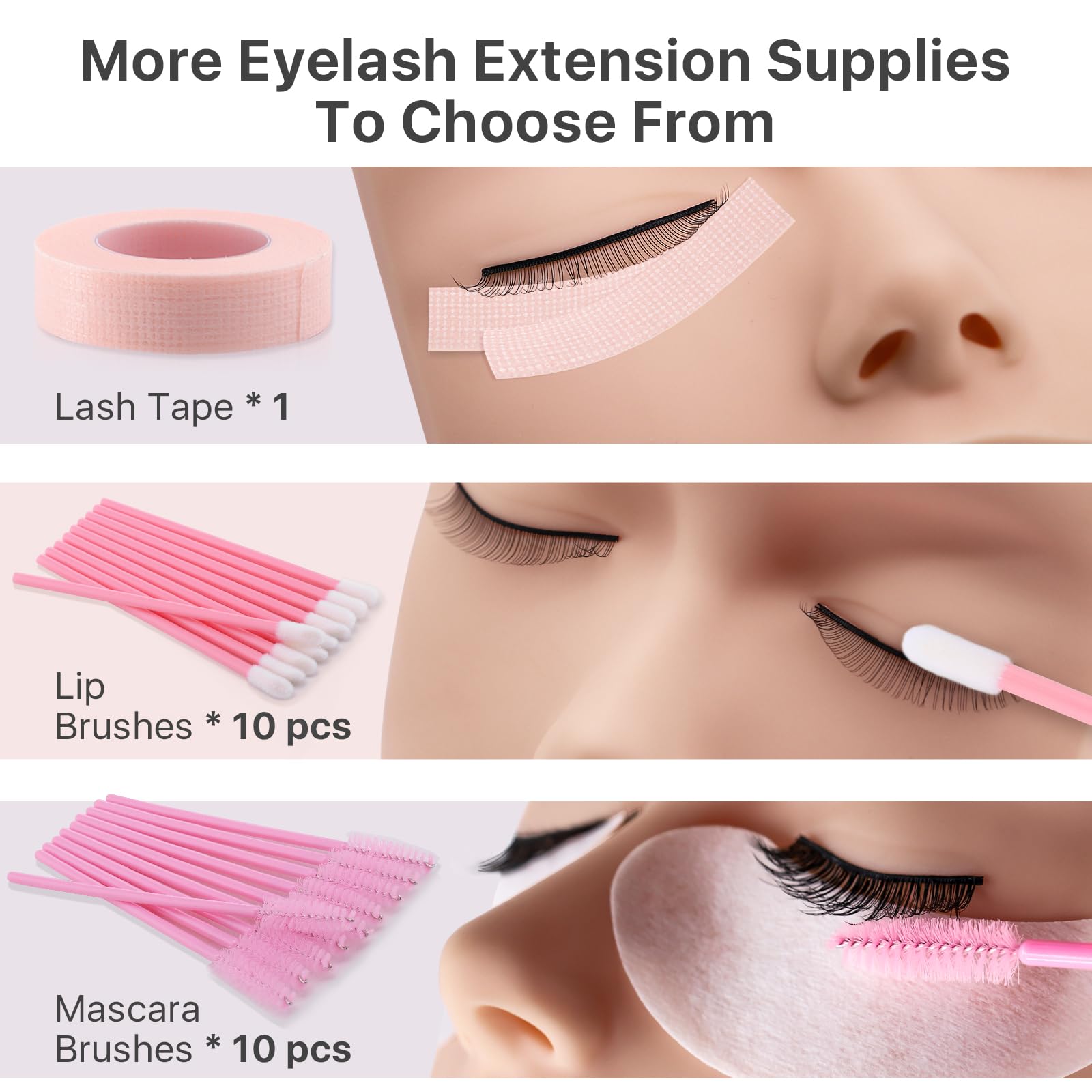 Vznffur lash tweezers for precise placement during lash practice