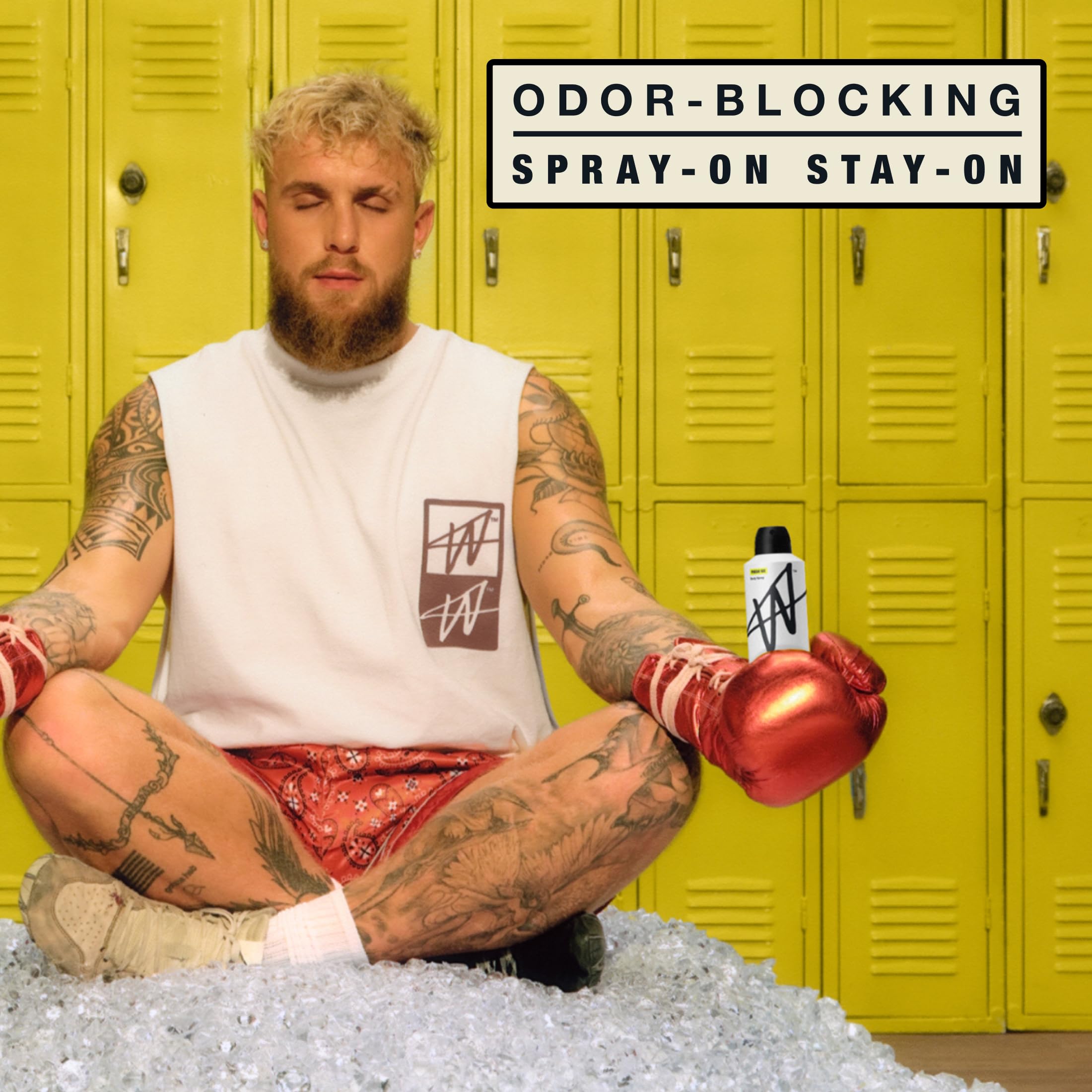 Packaging box for W Jake Paul Fresh Ice with bold branding