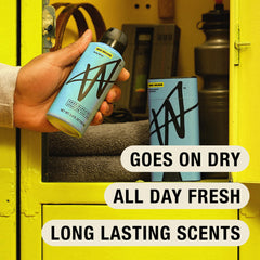 Wave Breaker long-lasting odor blocking scent for everyday confidence.