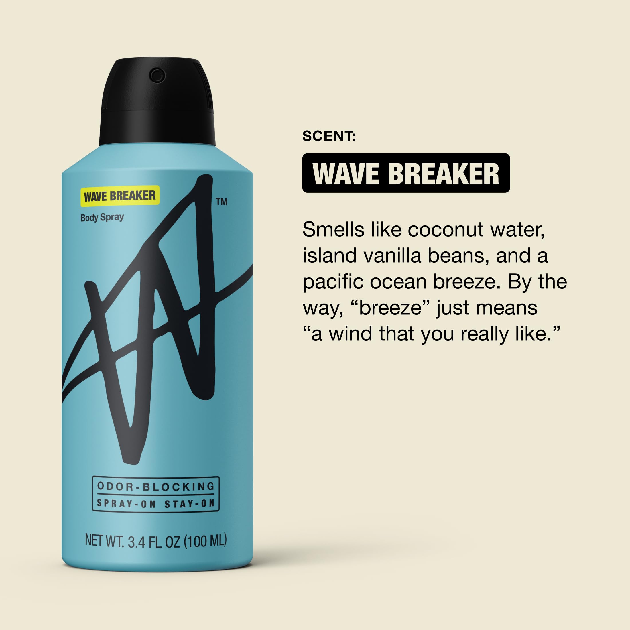 Mood-Boosting Scent Technology in Wave Breaker for all-day freshness.