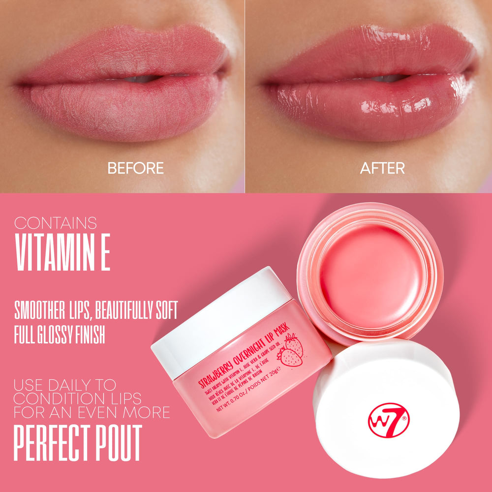 W7 Dulces Sueños: labios con brillo suave y natural