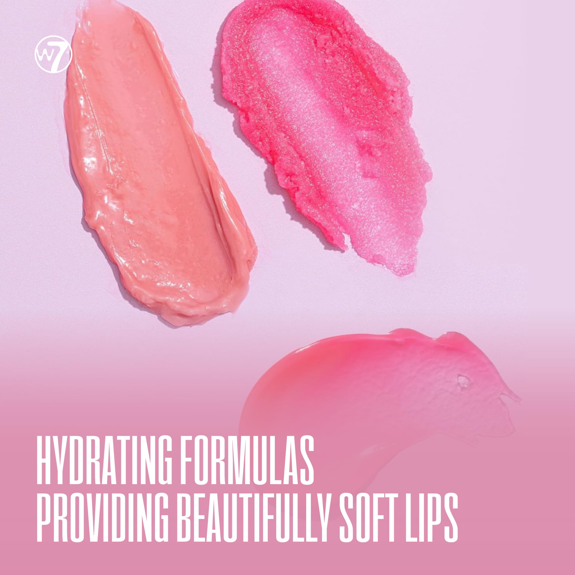 Textura suave del exfoliante para renovar la superficie de los labios.