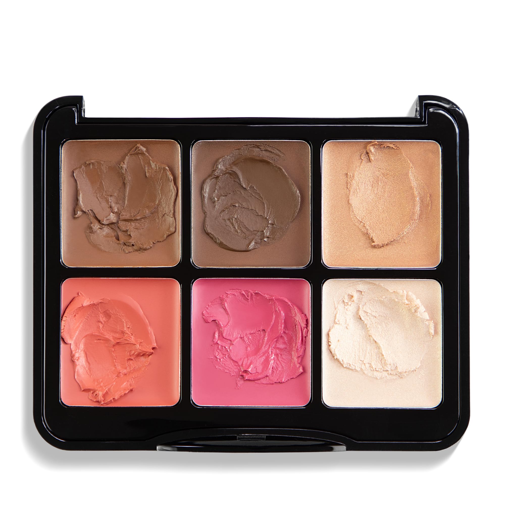 W7 Let’s Face It paleta iluminador brillo natural para puntos altos