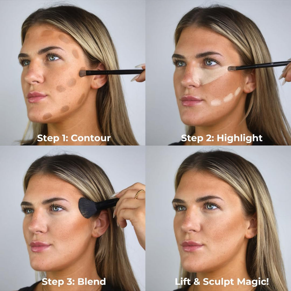 W7 Lift & Sculpt: tonos seis cremosos para adaptar el contorno a cualquier tono de piel.