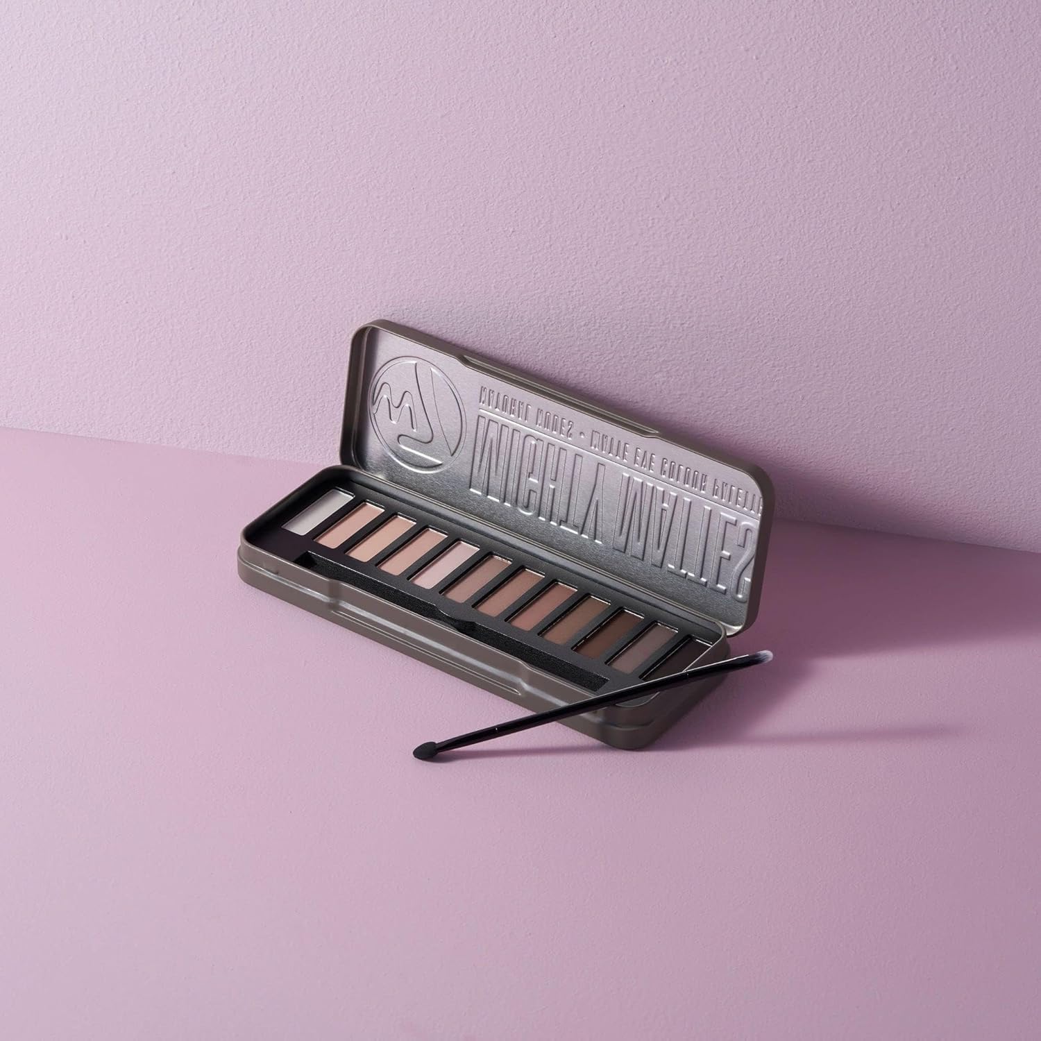 W7 Mighty Mattes swatches show pigmented nude tones.