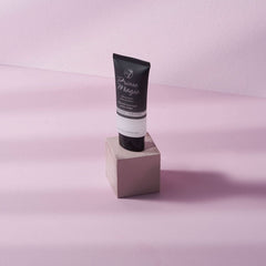 W7 Prime Magic Primer swatch on skin demonstrates a sheer, clear base.
