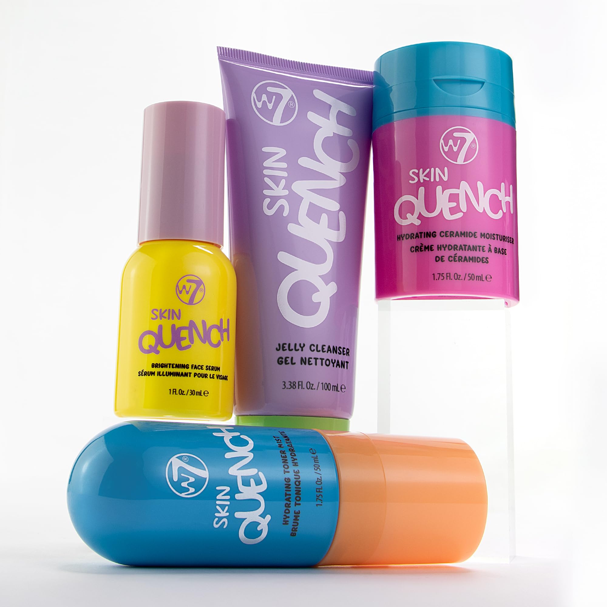 Aloe vera feature on W7 Skin Quench showcases soothing hydration.