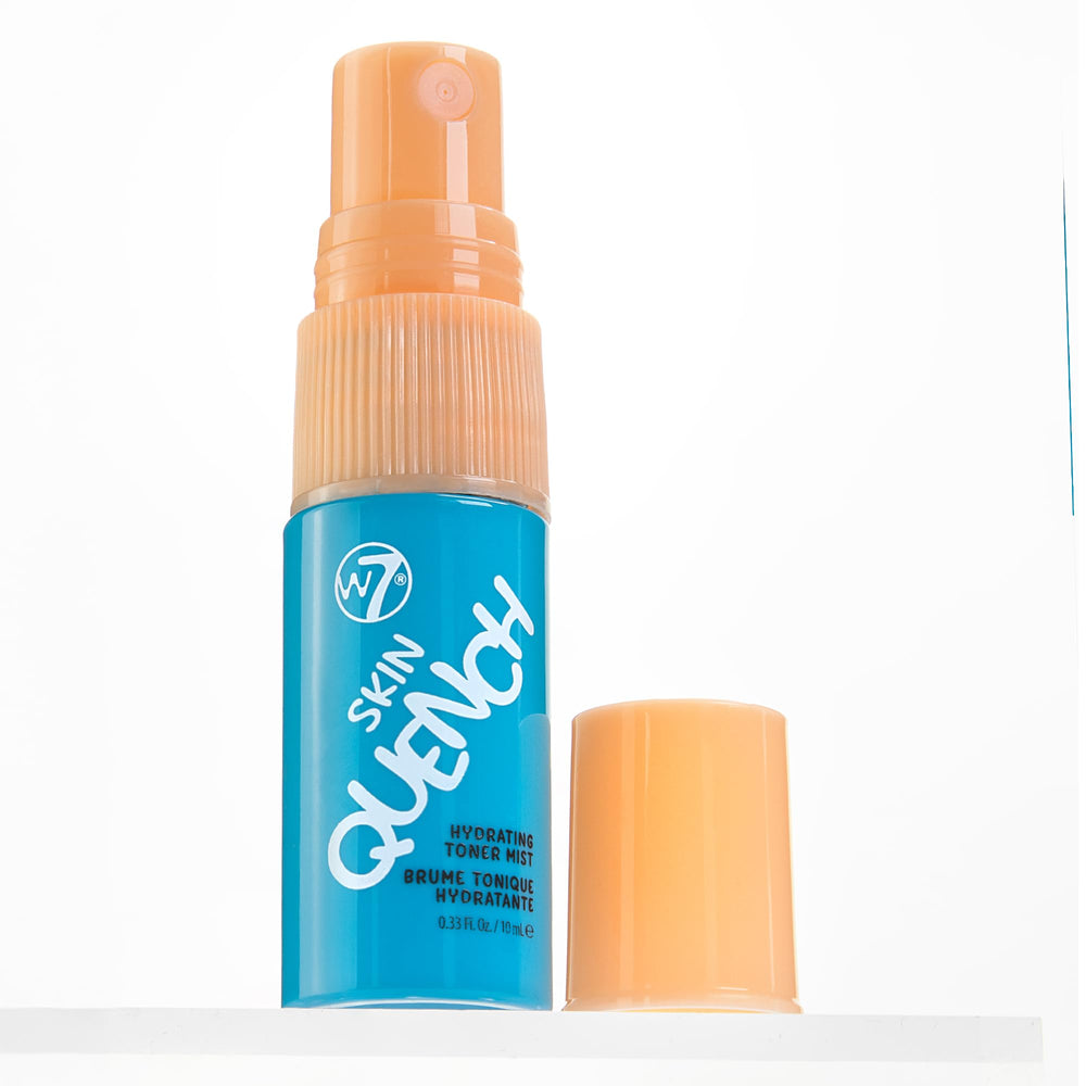W7 Skin Quench Cuties mini set texture close-up suggesting lightweight hydration.