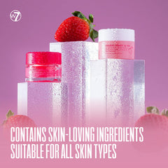 Aplicación suave del exfoliante labial de W7 para uso diario