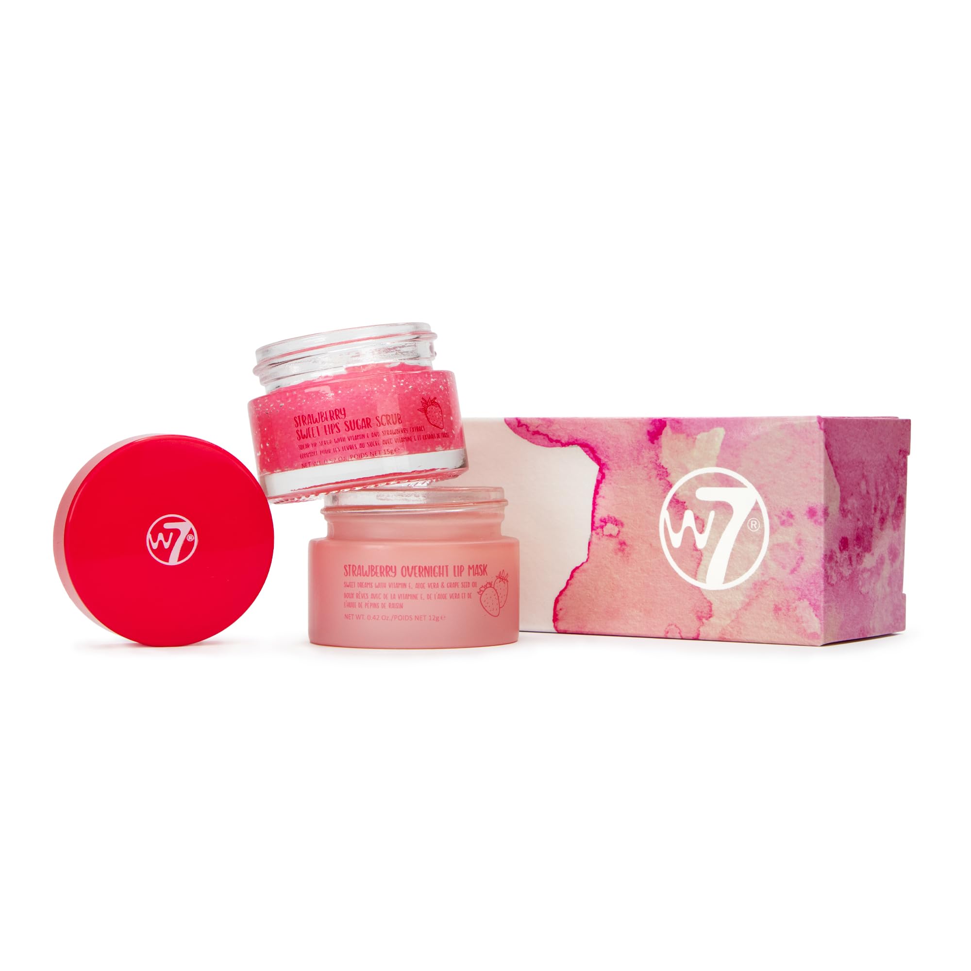 W7 Sweet Dreams exfoliante labial con azúcar y Vitamina E para suavizar labios