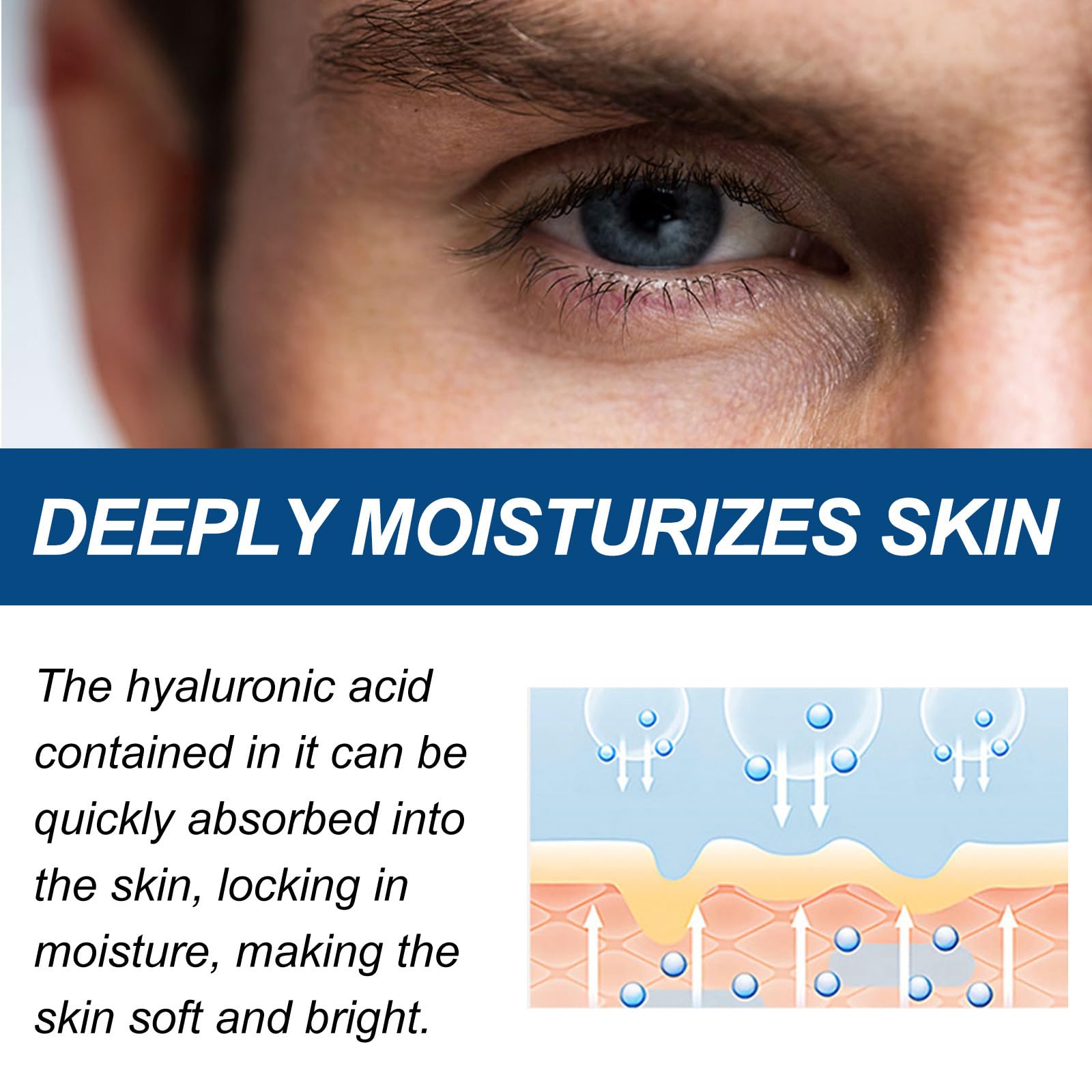 WAESKI crema facial hombres: aplicación suave que deja la piel nutrida.