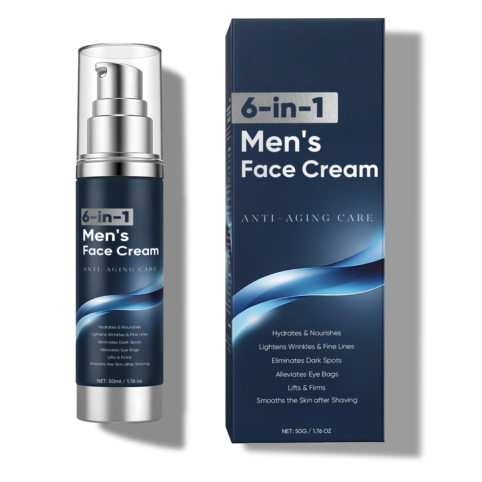 WAESKI crema facial hombres: textura suave para hidratación diaria.