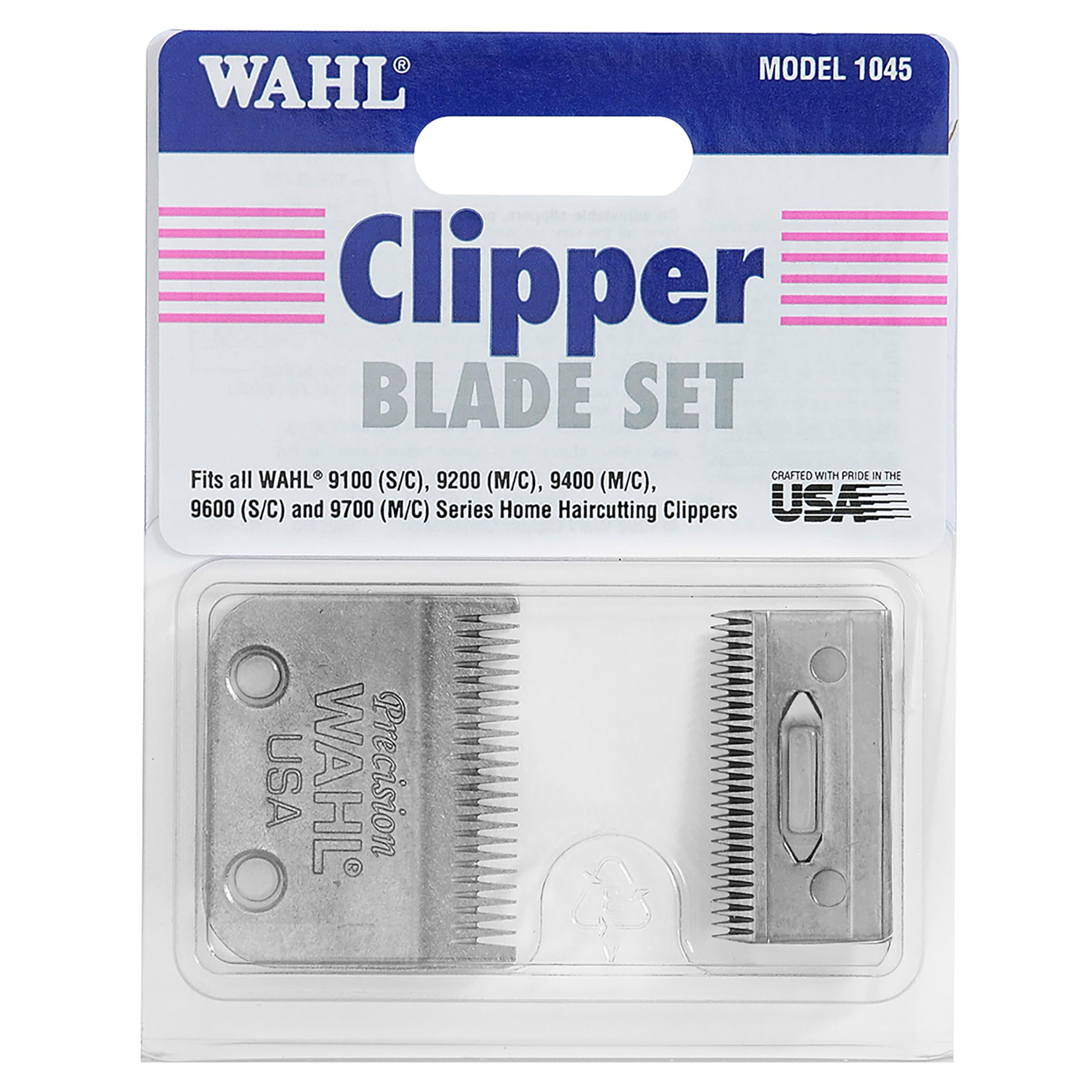 Compatibility chart shows Wahl 1045 fit across popular clippers.