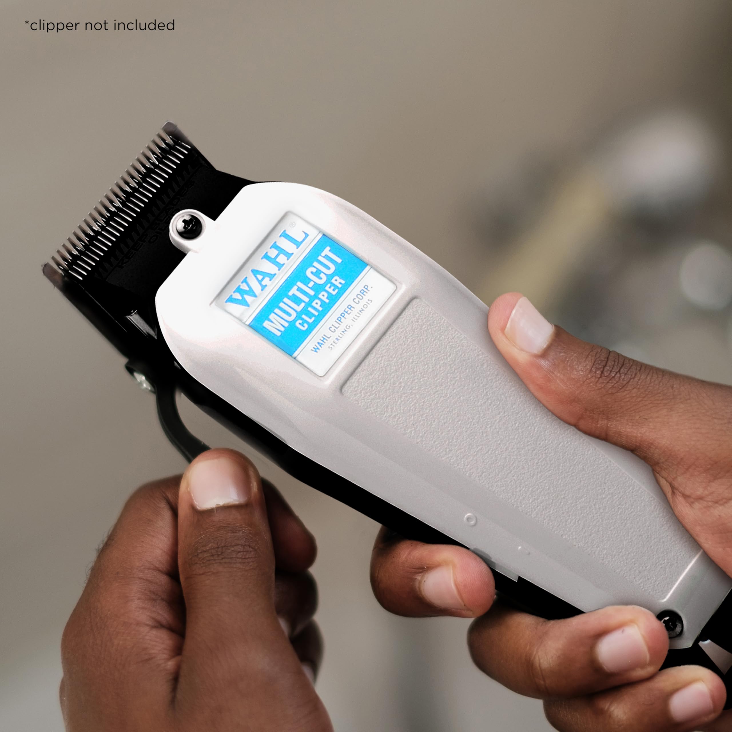 Home kit fit image highlights use with Wahl home care sets.