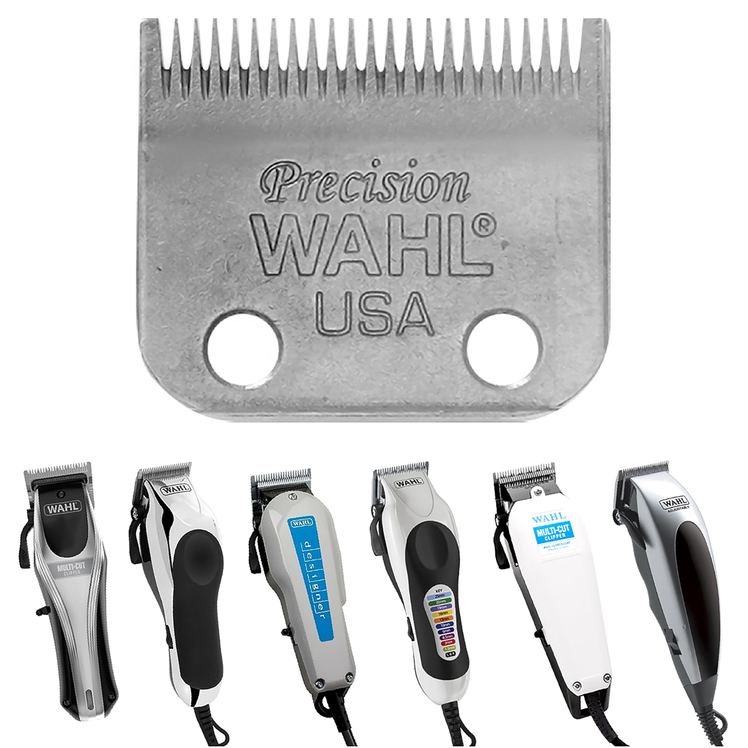 Included tools and blades for versatile at-home grooming.