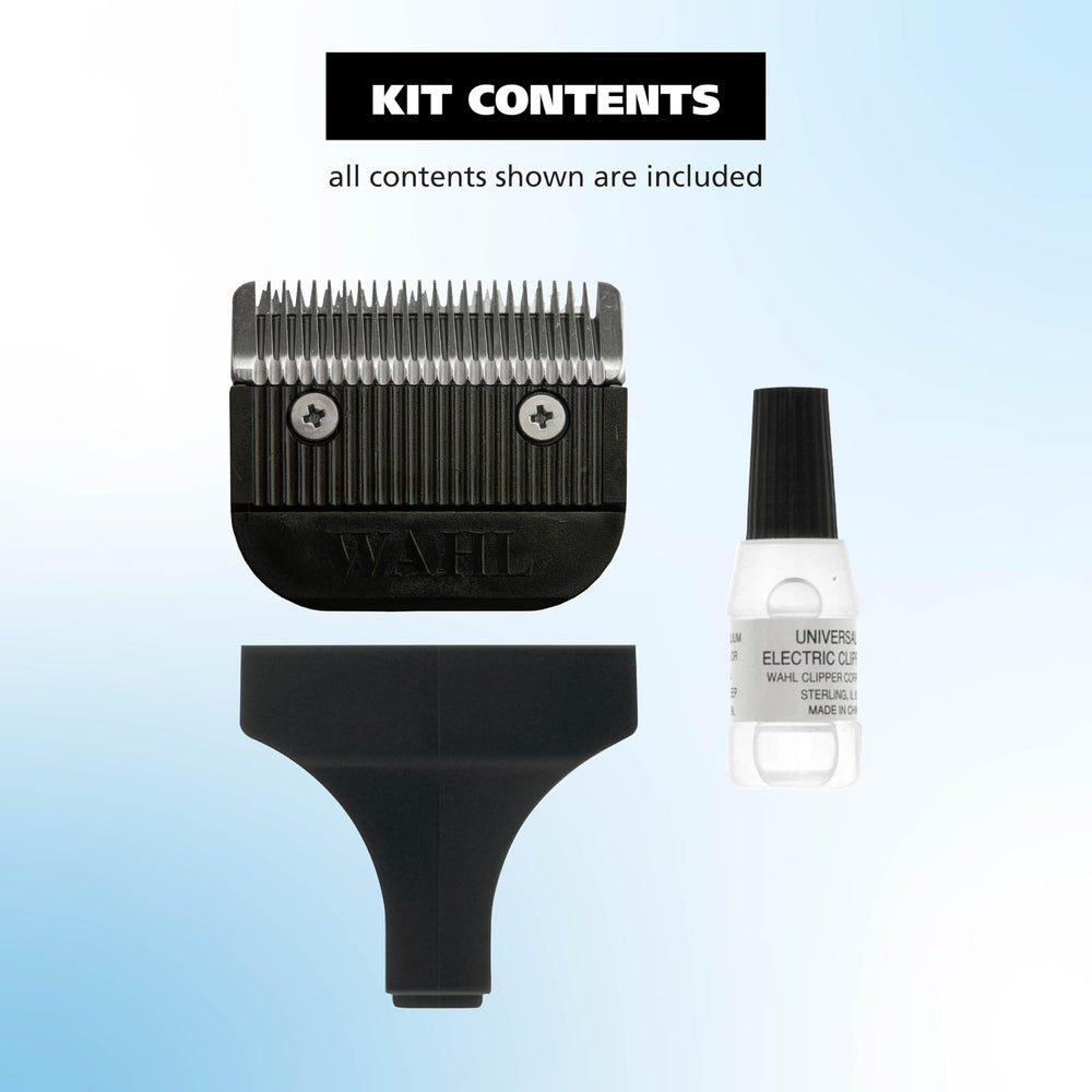 Wahl 2-in-1 clipper shaver 79568 blade in-use angle