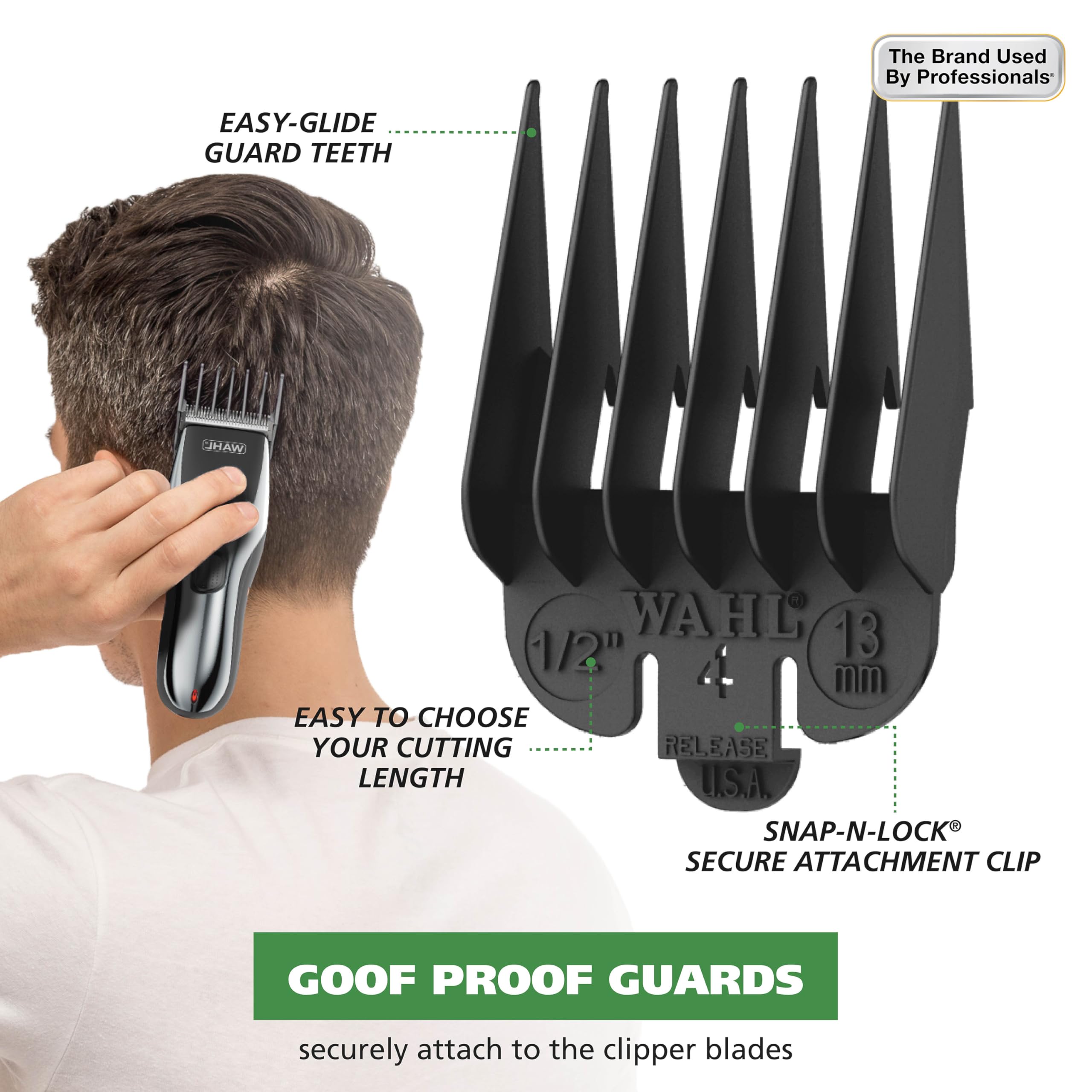 Wahl 79434 handy clipper for head, beard, and body grooming at home