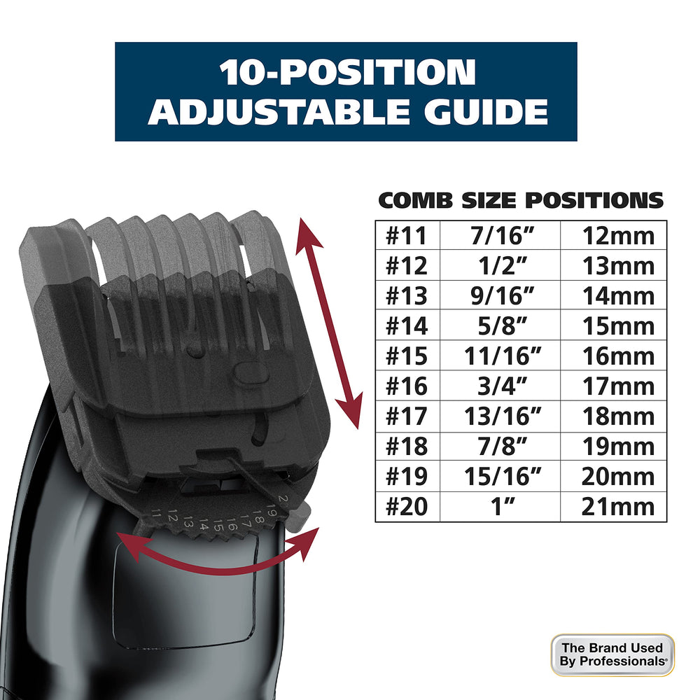 Wahl 9854-600B rotary trimming head for hygienic ear and nose maintenance