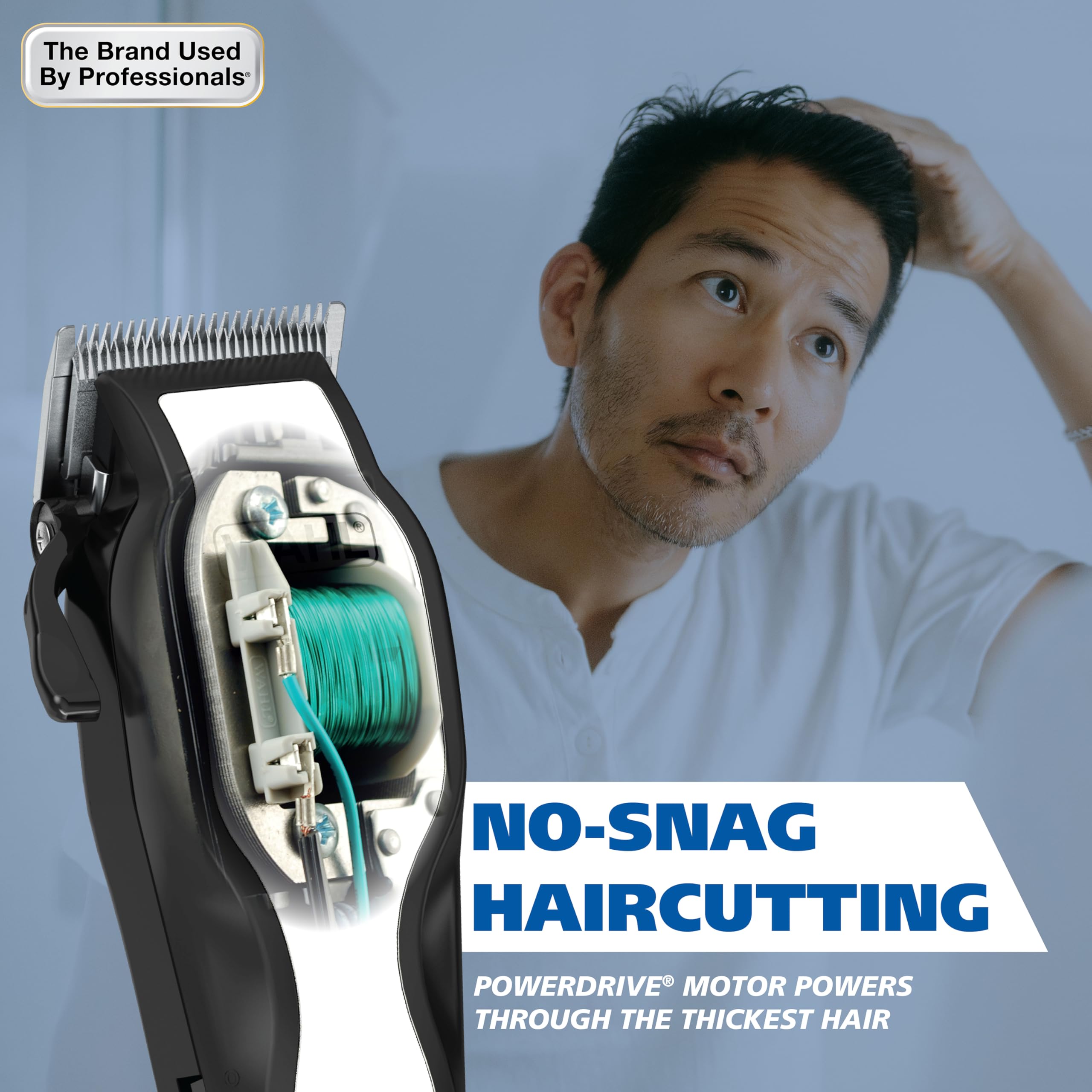 Self-sharpening blades on Wahl Anthem for long-lasting performance