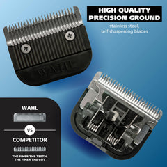 Wahl blade replacement packaging authentic emphasizing Wahl quality